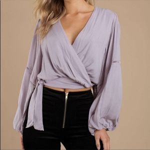 Free People Dream Girl Wrap Top
